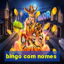 bingo com nomes